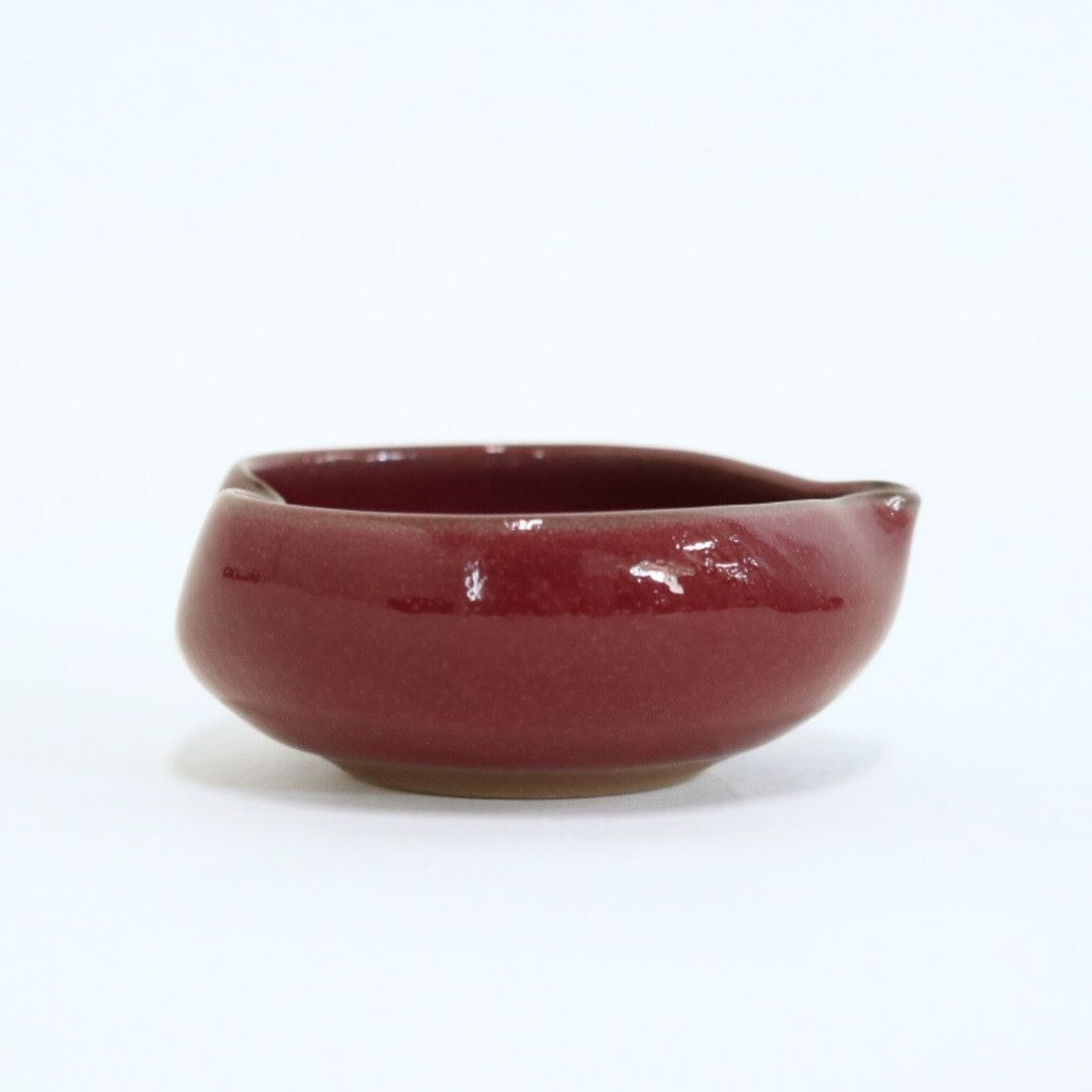 【越前焼】パープルハート ハートの小鉢