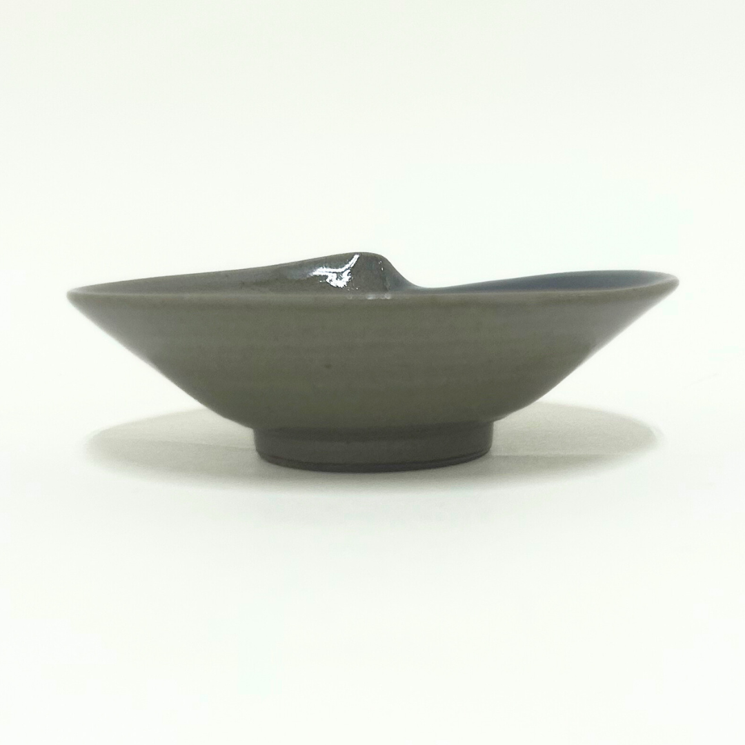 【越前焼】藍霞 小皿