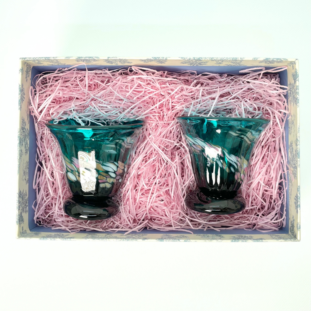 OBAMA blue ぐい呑みペアA