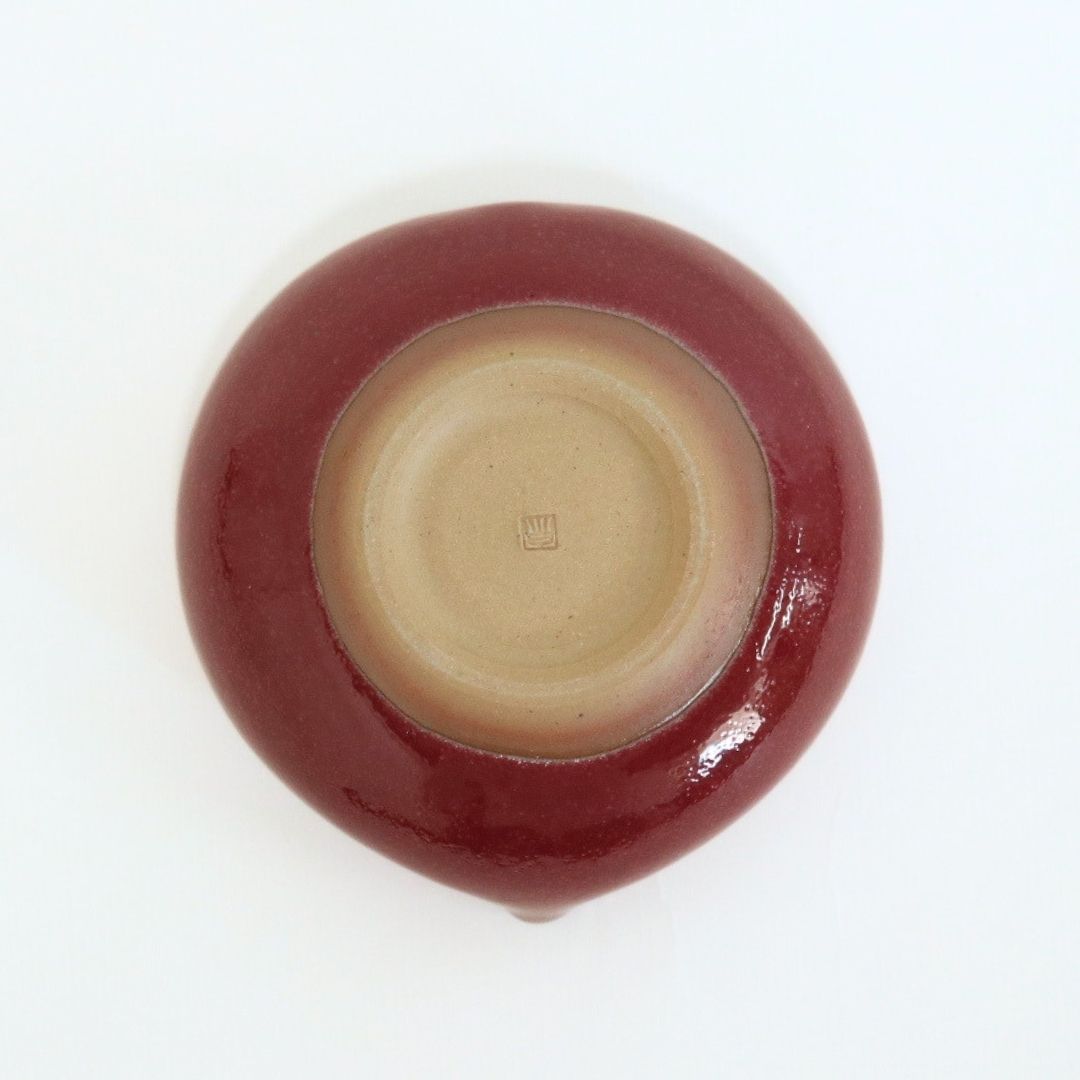 【越前焼】パープルハート ハートの小鉢