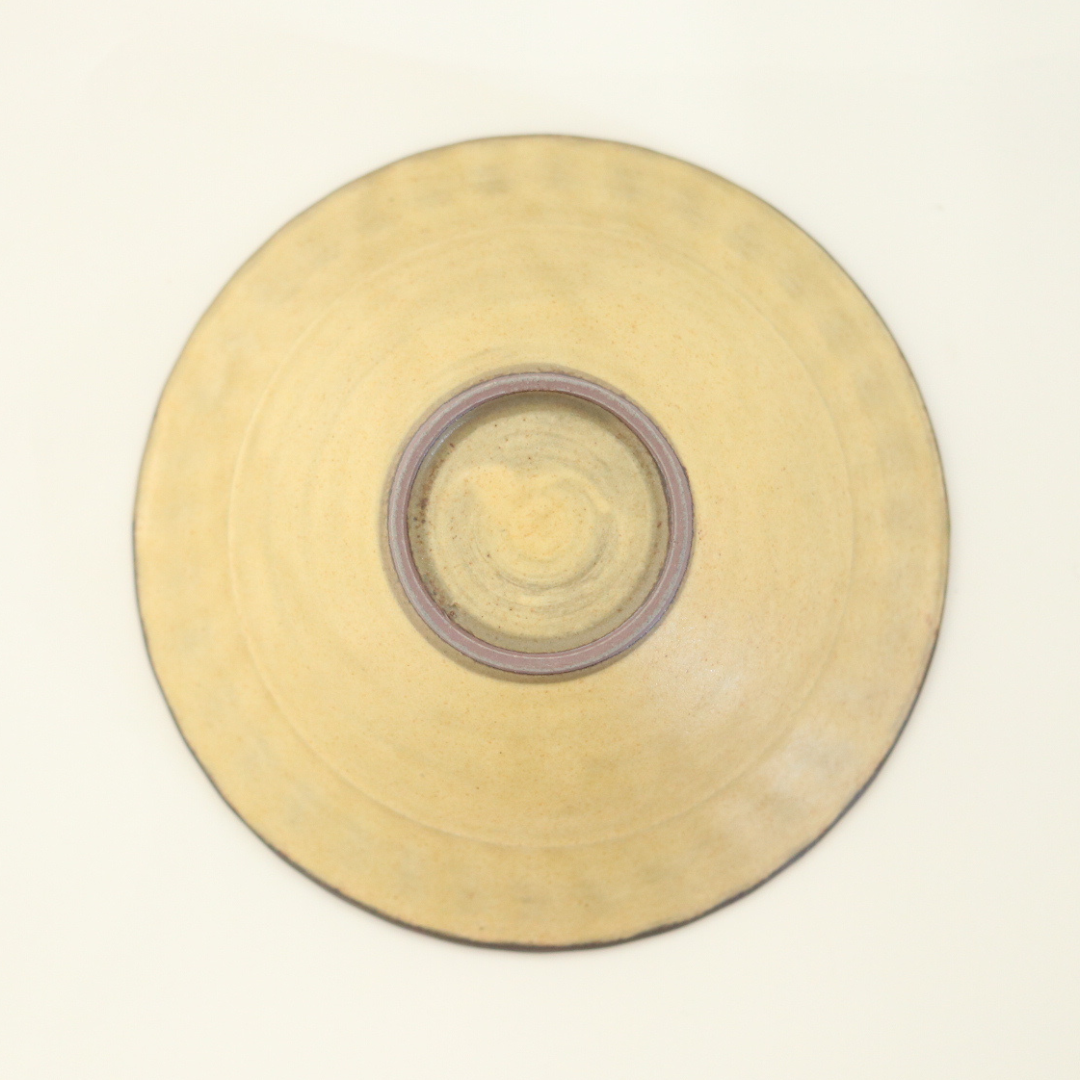 【越前焼】印花小鉢 黄