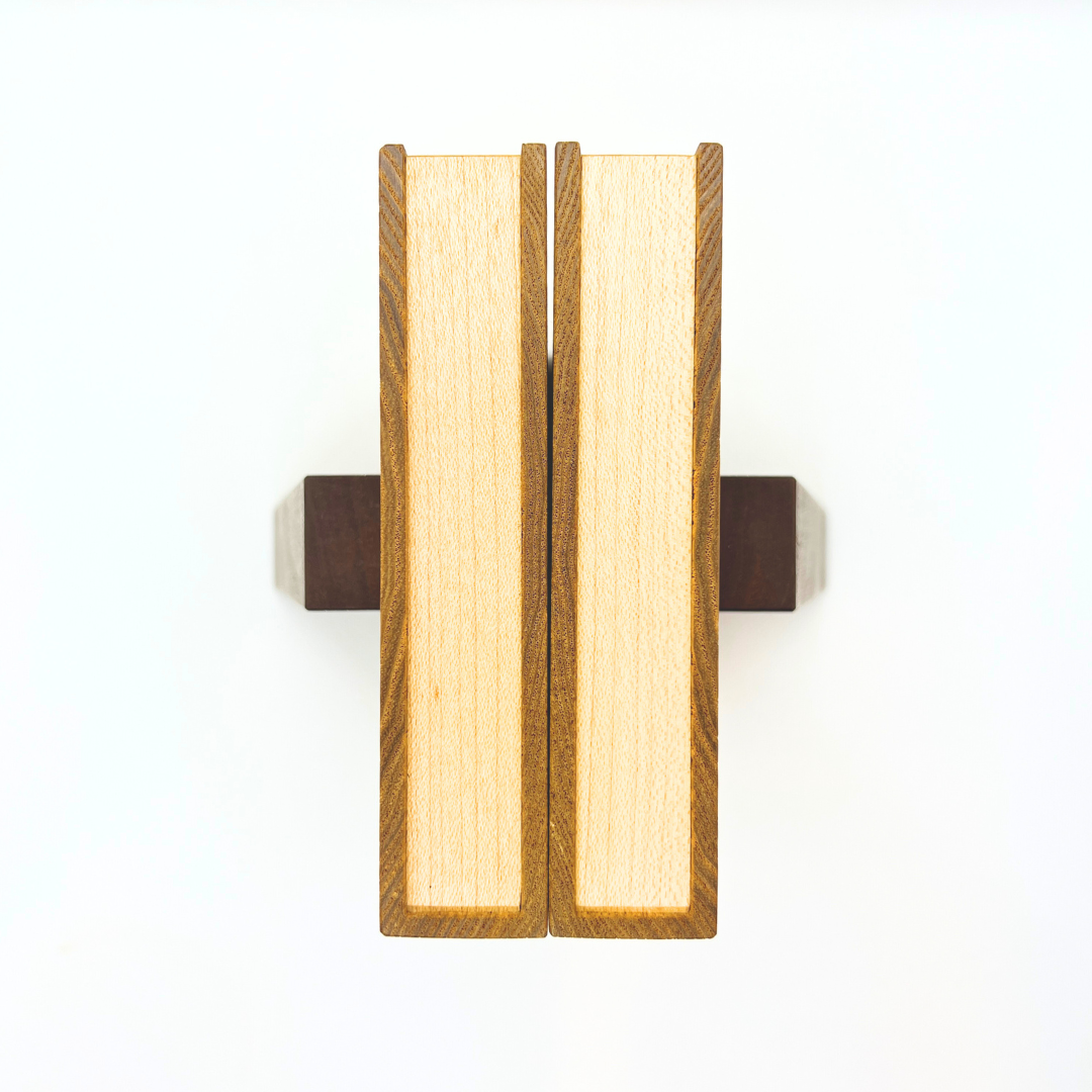 木のぬくもりブックエンド(ペア) タモ