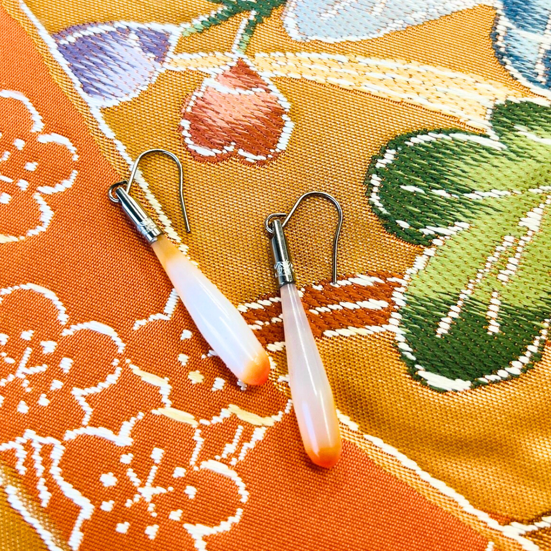 【若狭めのう細工】 SHIZUKUピアス