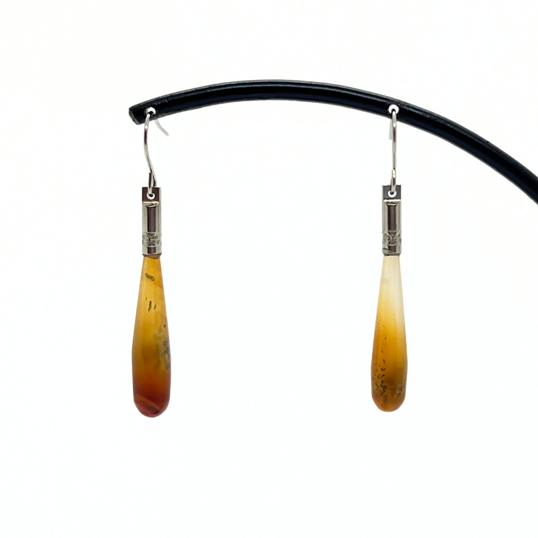 【若狭めのう細工】 SHIZUKUピアス