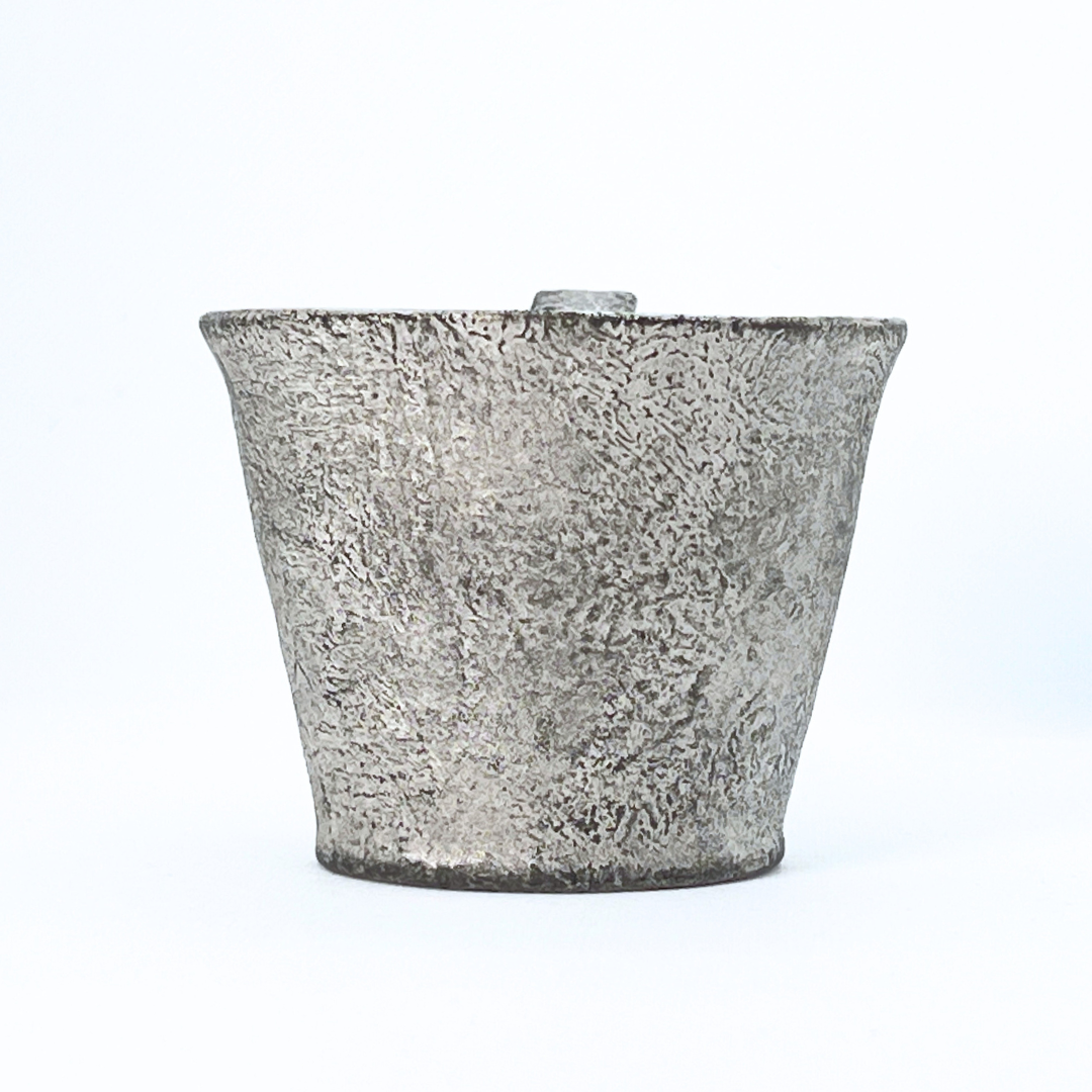 銀彩マグカップ&緑青銀彩輪花皿 セット