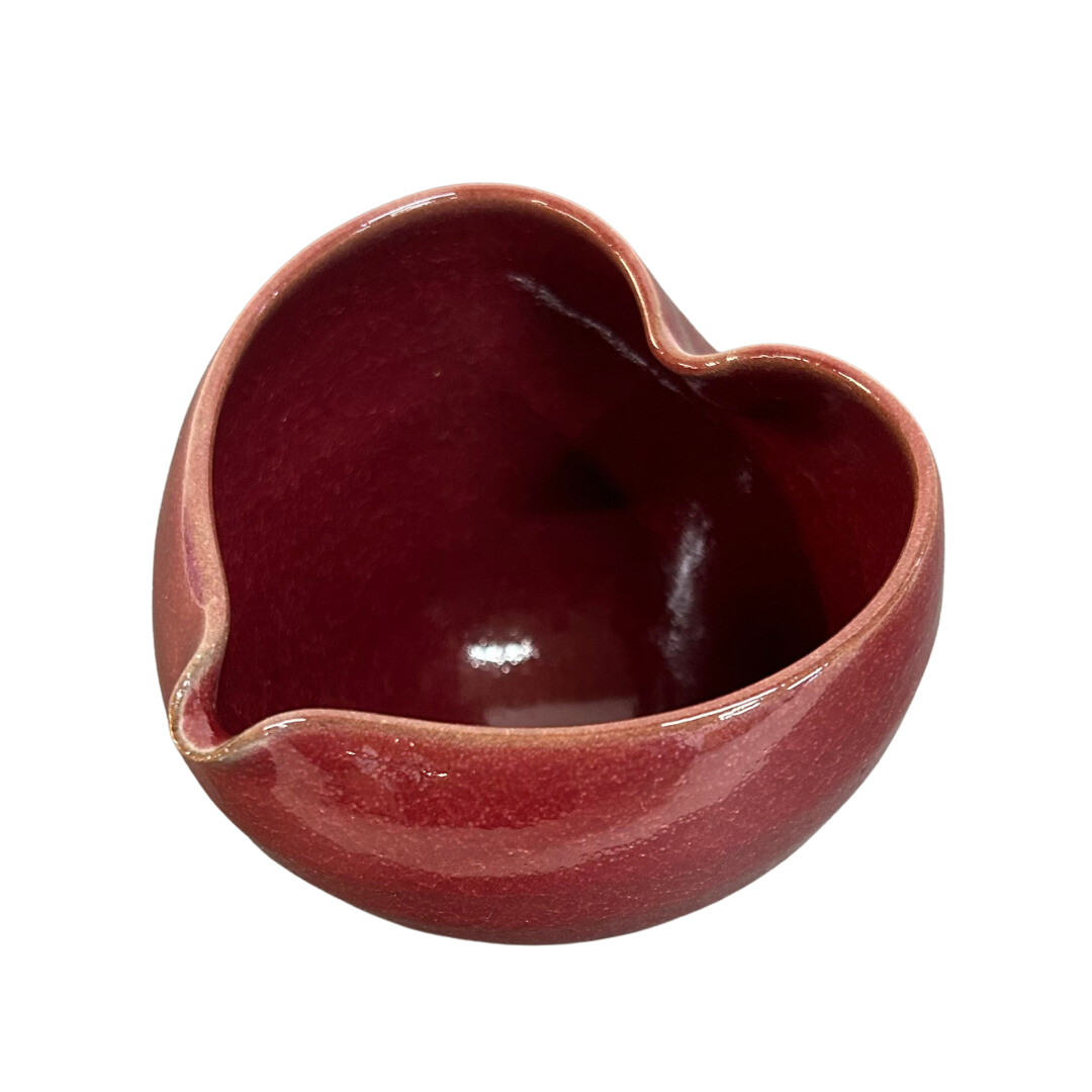 【越前焼】パープルハート ハートの片口、酒器セット