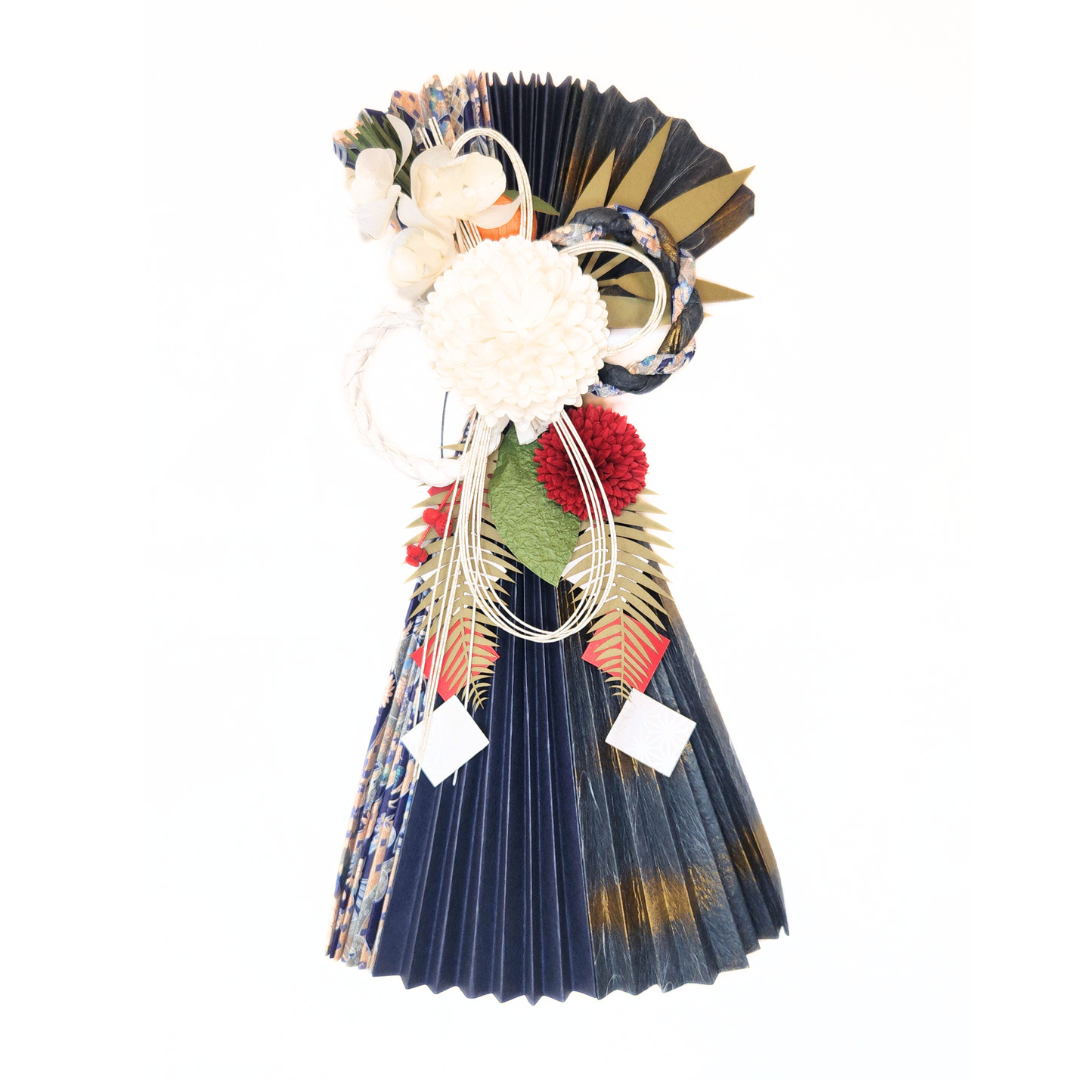 【越前和紙】お正月飾り 扇-蒼楽-