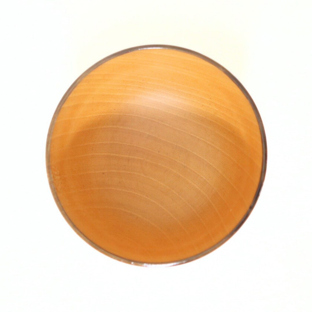 【a.depaオリジナル】越前木製椀 -茶碗- 藤紫