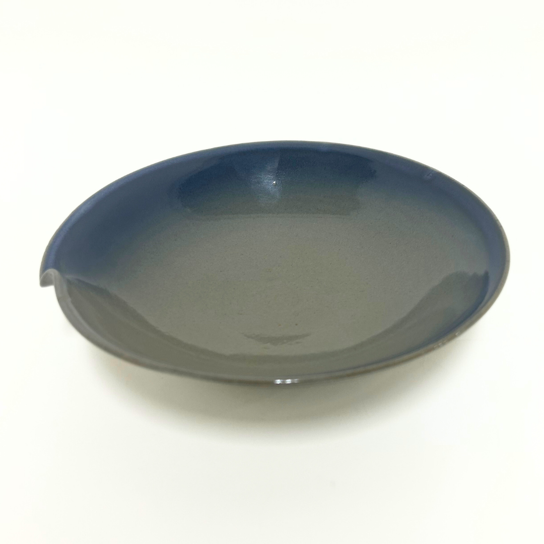 【越前焼】藍霞 大皿
