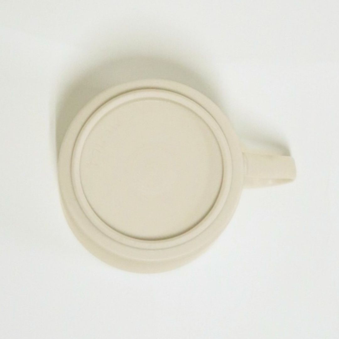 クローバー カップ&ソーサー マットホワイト