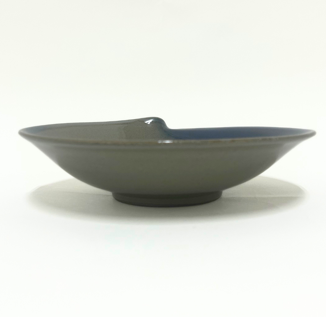 【越前焼】藍霞 大皿