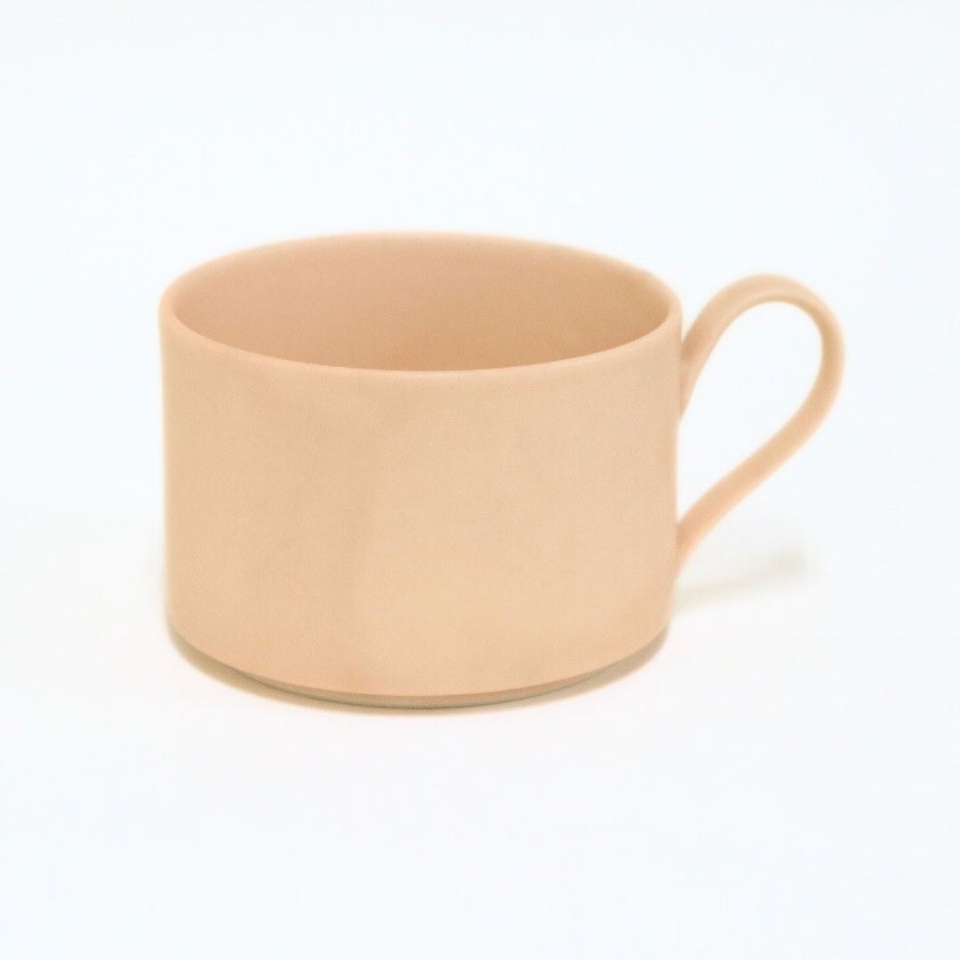 クローバー カップ&ソーサー マットピンク