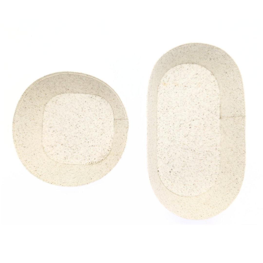 Food Paper -野菜や果物からできた楕円トレイ- ぶどう