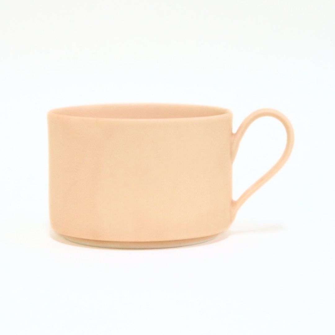 クローバー カップ&ソーサー マットピンク