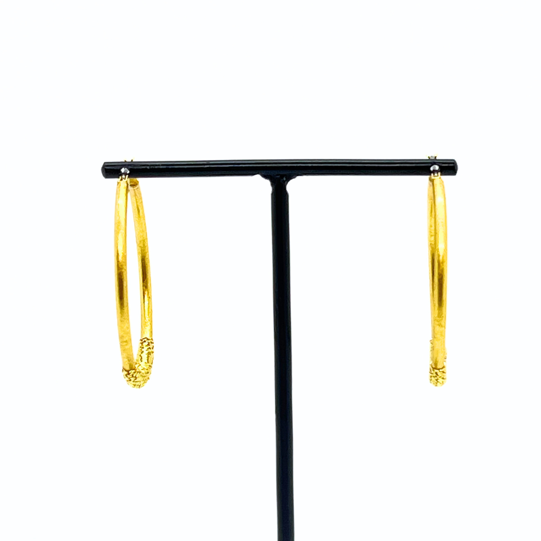 ラインフープピアス(永遠色)