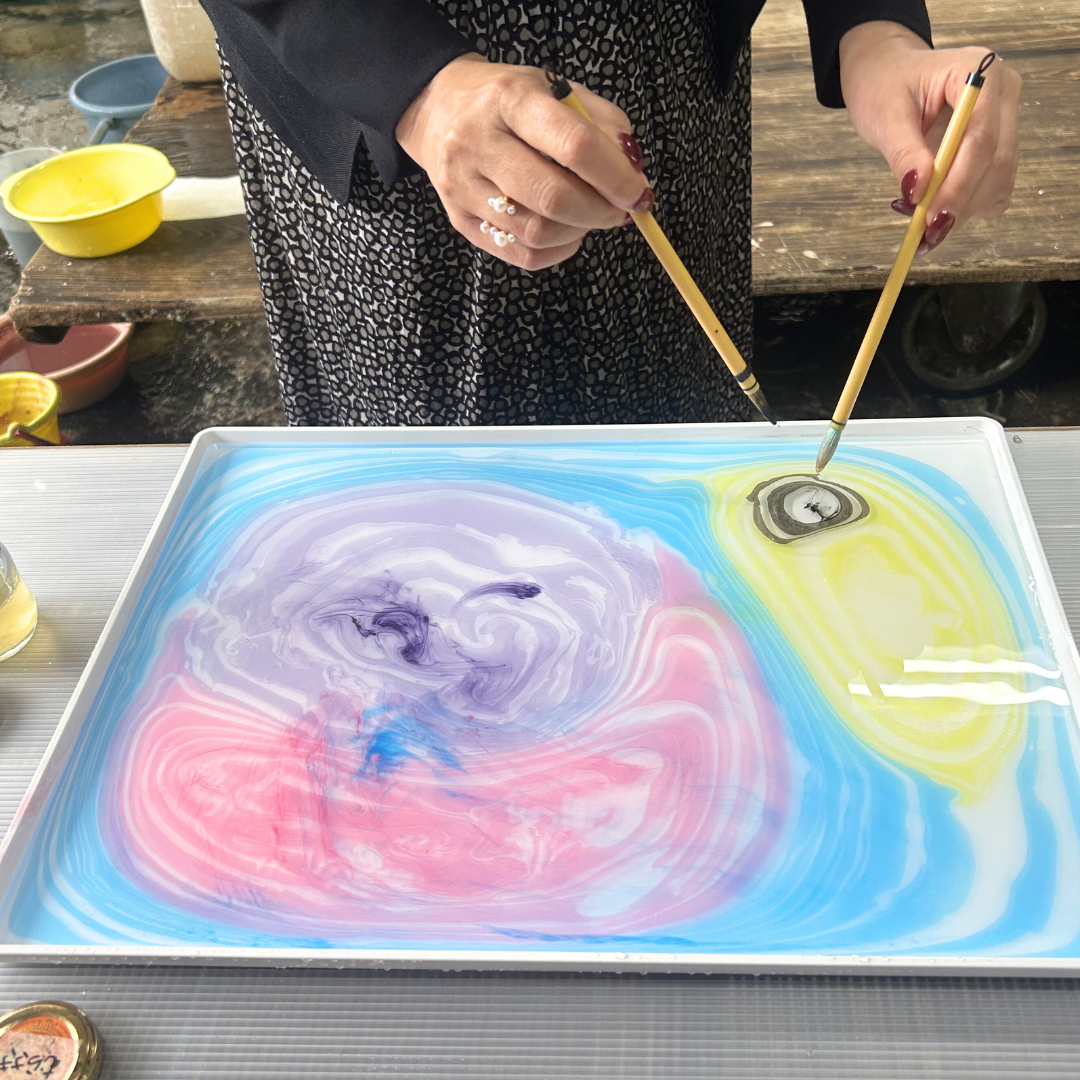 墨流し体験