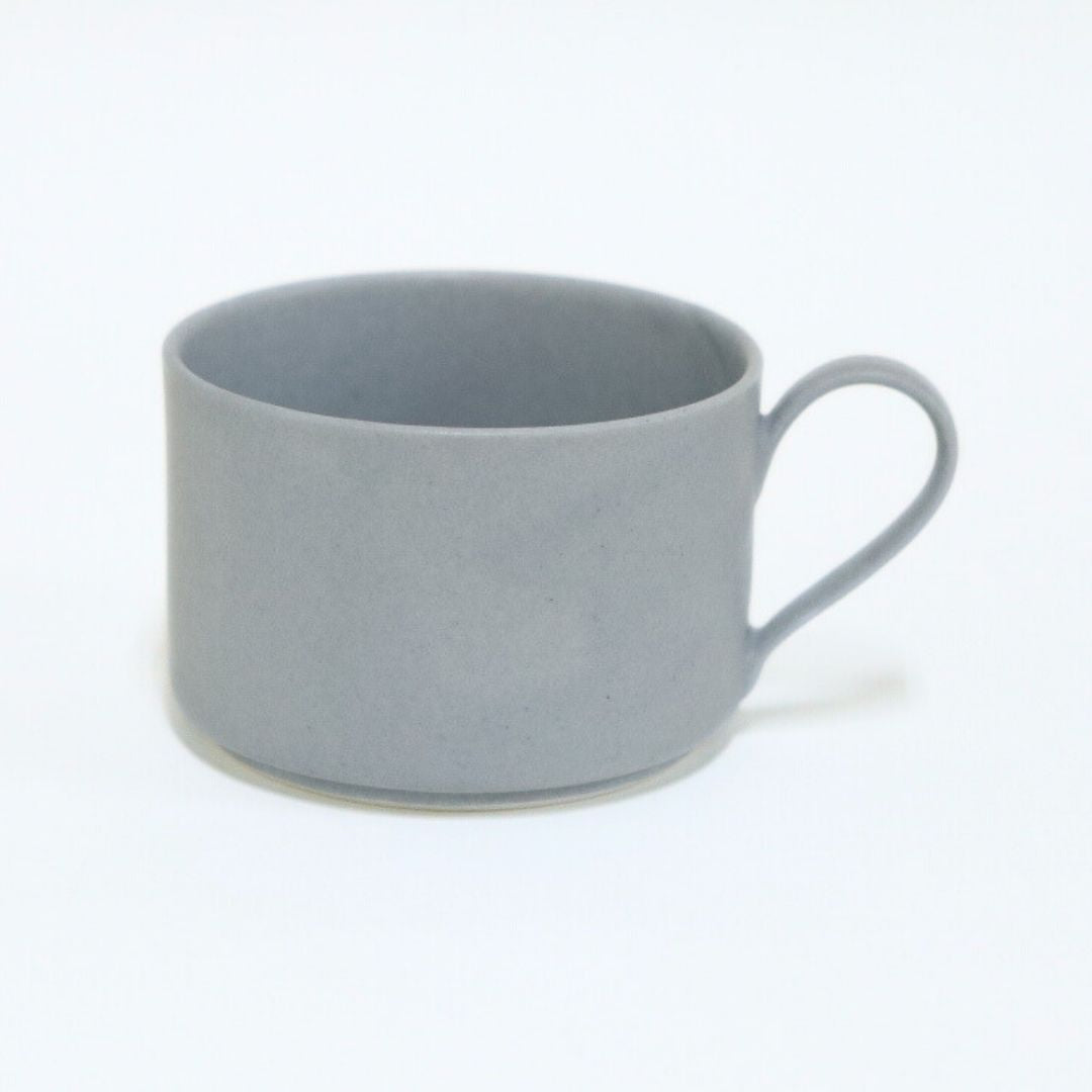 クローバー カップ&ソーサー マットブルー