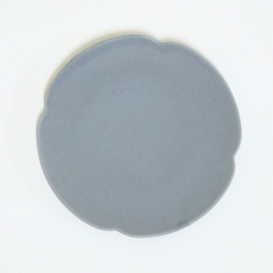 クローバー カップ&ソーサー マットブルー