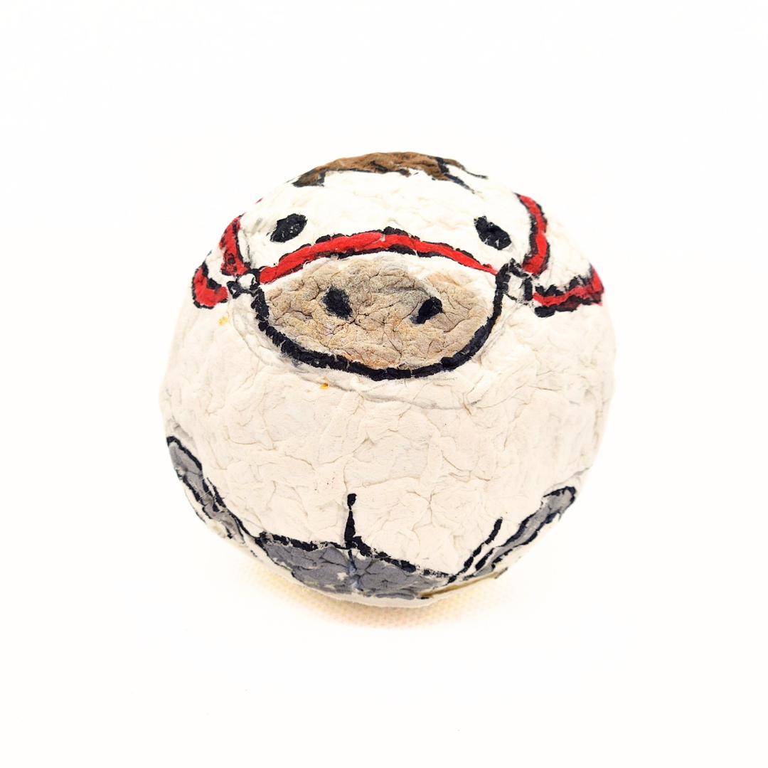 【越前和紙】おきあがりこぼし 干支"午" 白