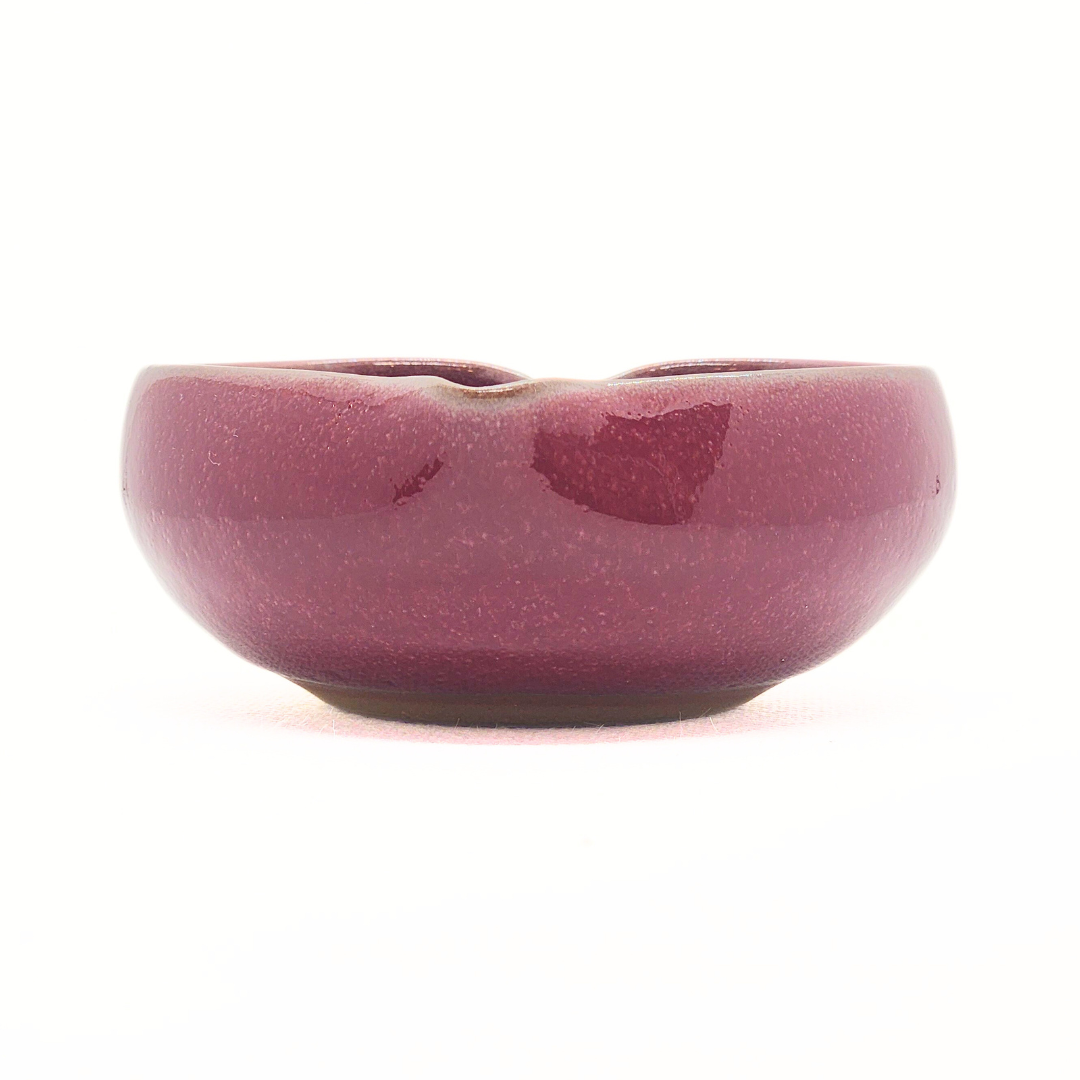 【越前焼】パープルハート ハートの小鉢