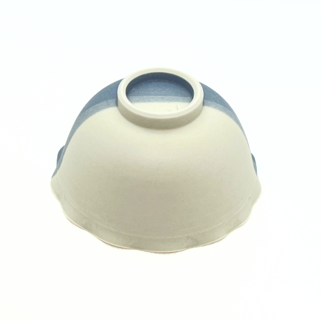 ふりる小鉢(ブルー×ホワイト)