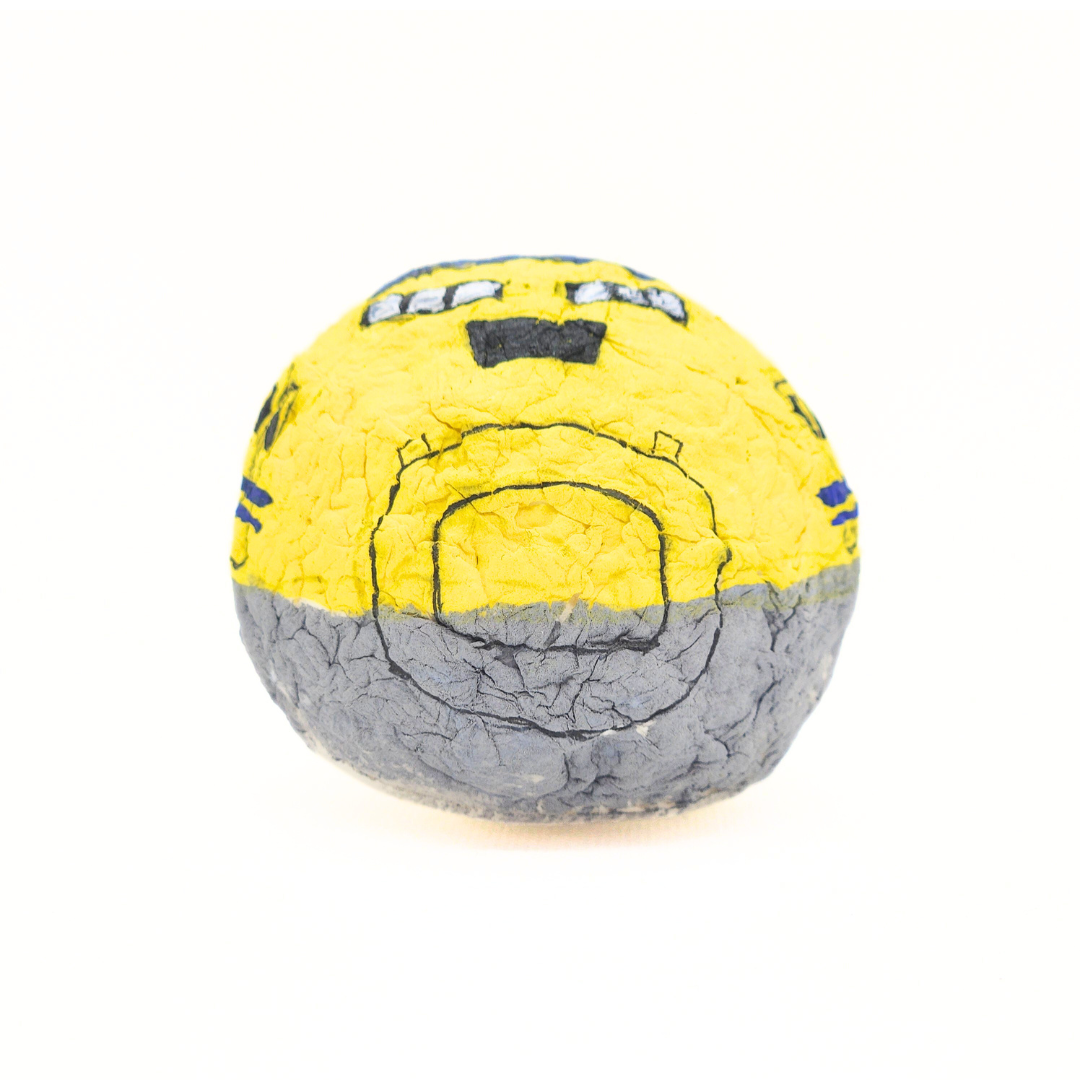 【越前和紙】手漉き和紙おきあがりこぼし ドクターイエロー