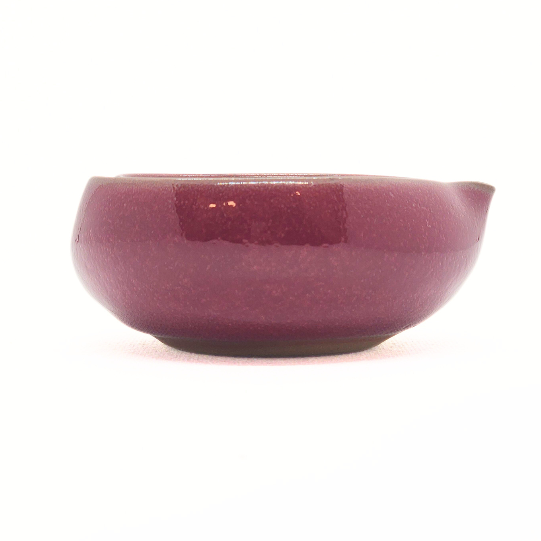 【越前焼】パープルハート ハートの小鉢