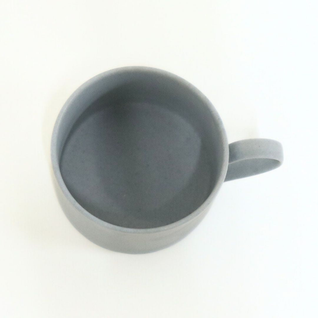 クローバー カップ&ソーサー マットブルー