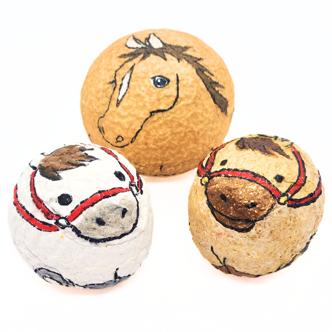 【越前和紙】おきあがりこぼし 干支"午"