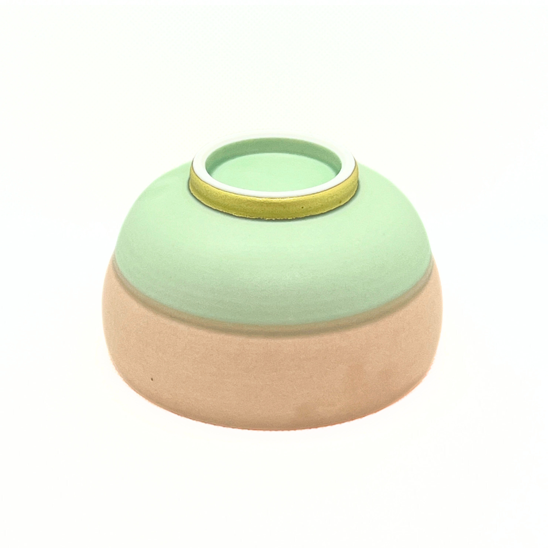 抹茶椀(ピンク×グリーン)