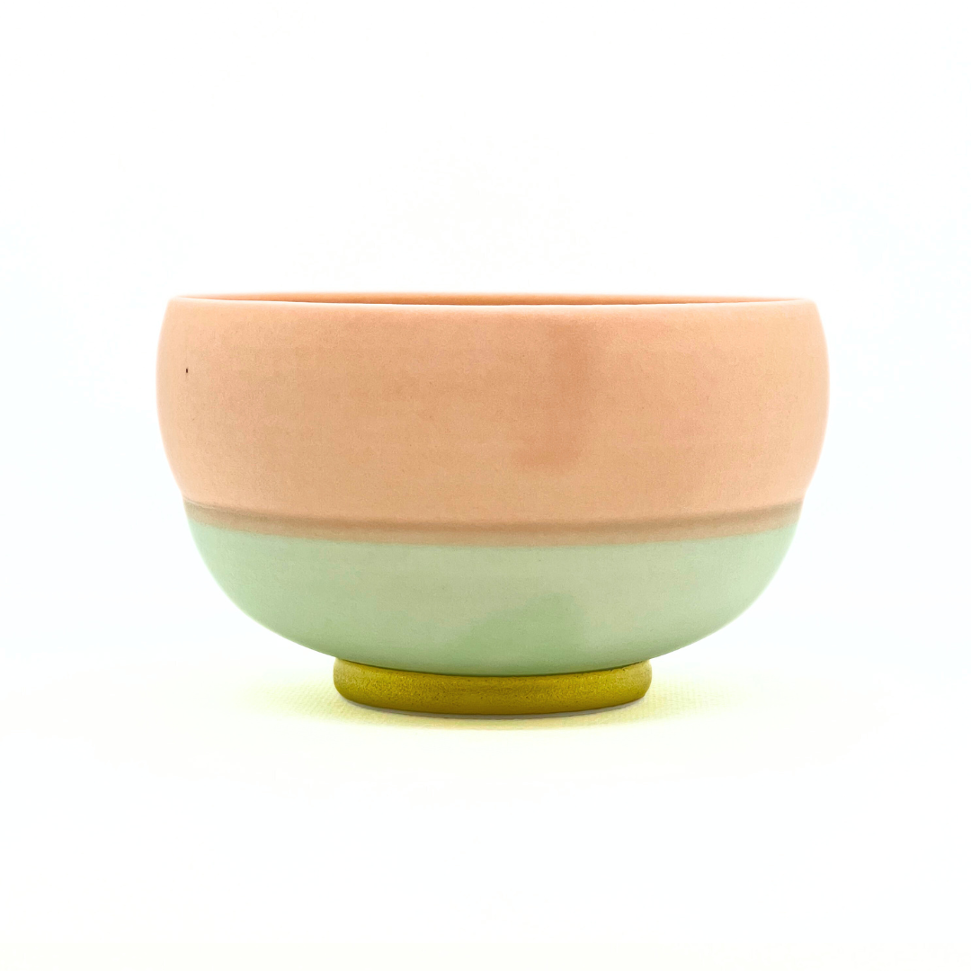 抹茶椀(ピンク×グリーン)