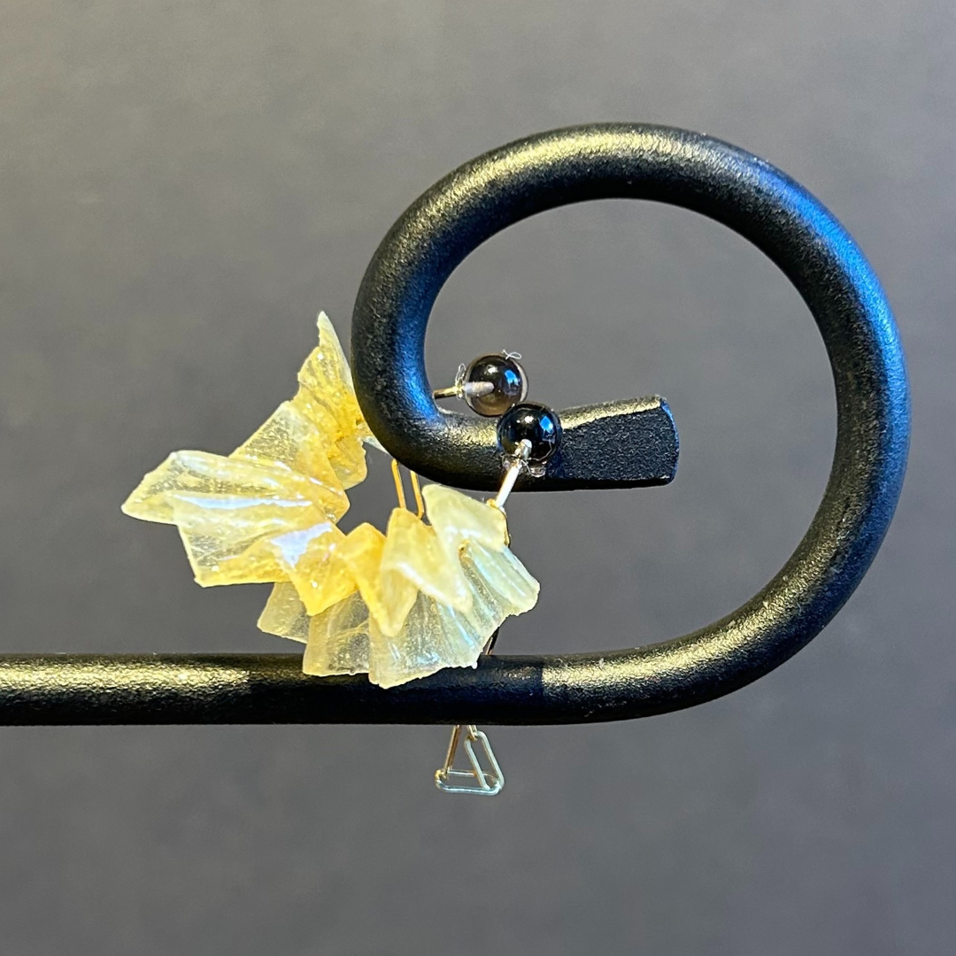 【二俣和紙】Little Bird イヤーカフ Yellow