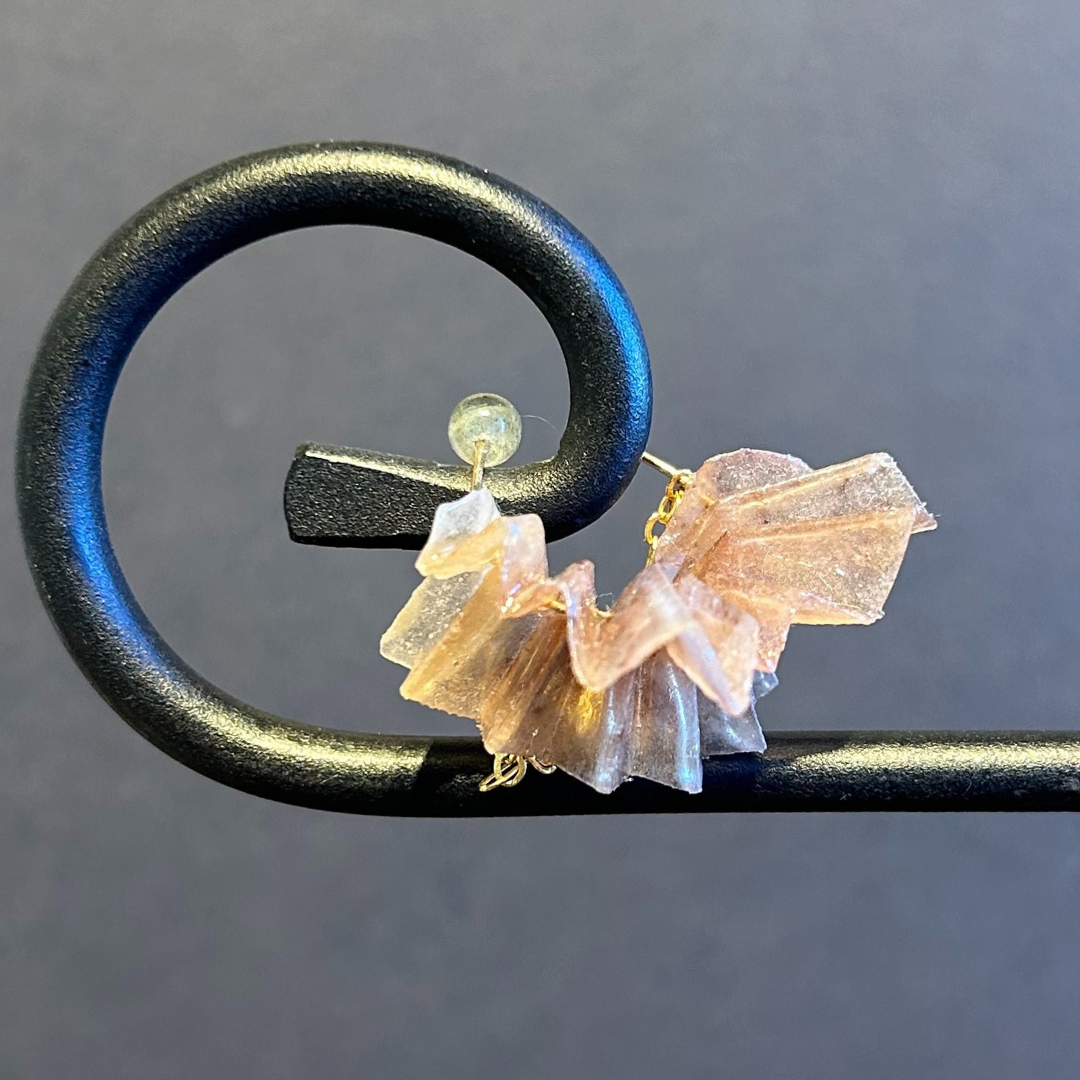 【二俣和紙】Little Bird イヤーカフ Brown