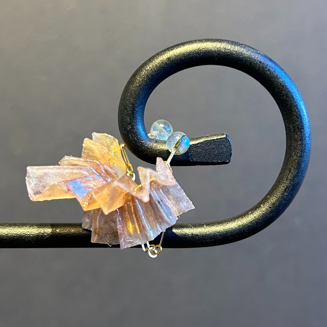 【二俣和紙】Little Bird イヤーカフ Brown