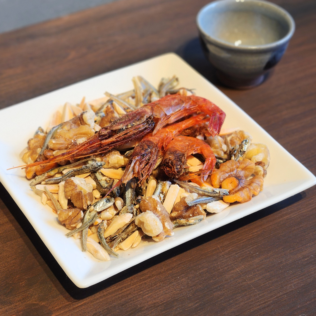 肴の匠 甘えび入りアーモンド小魚くるみ