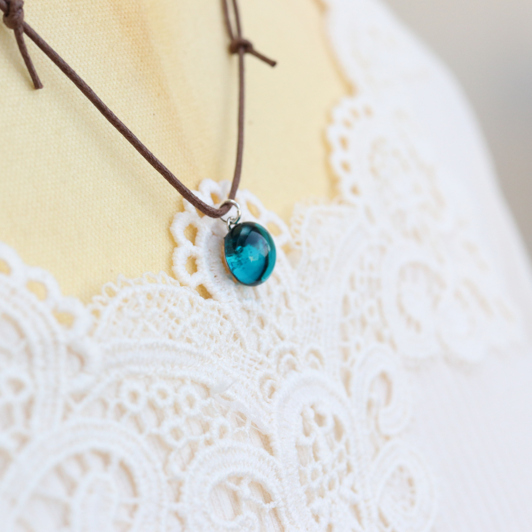 OBAMA blue チョーカー 緑