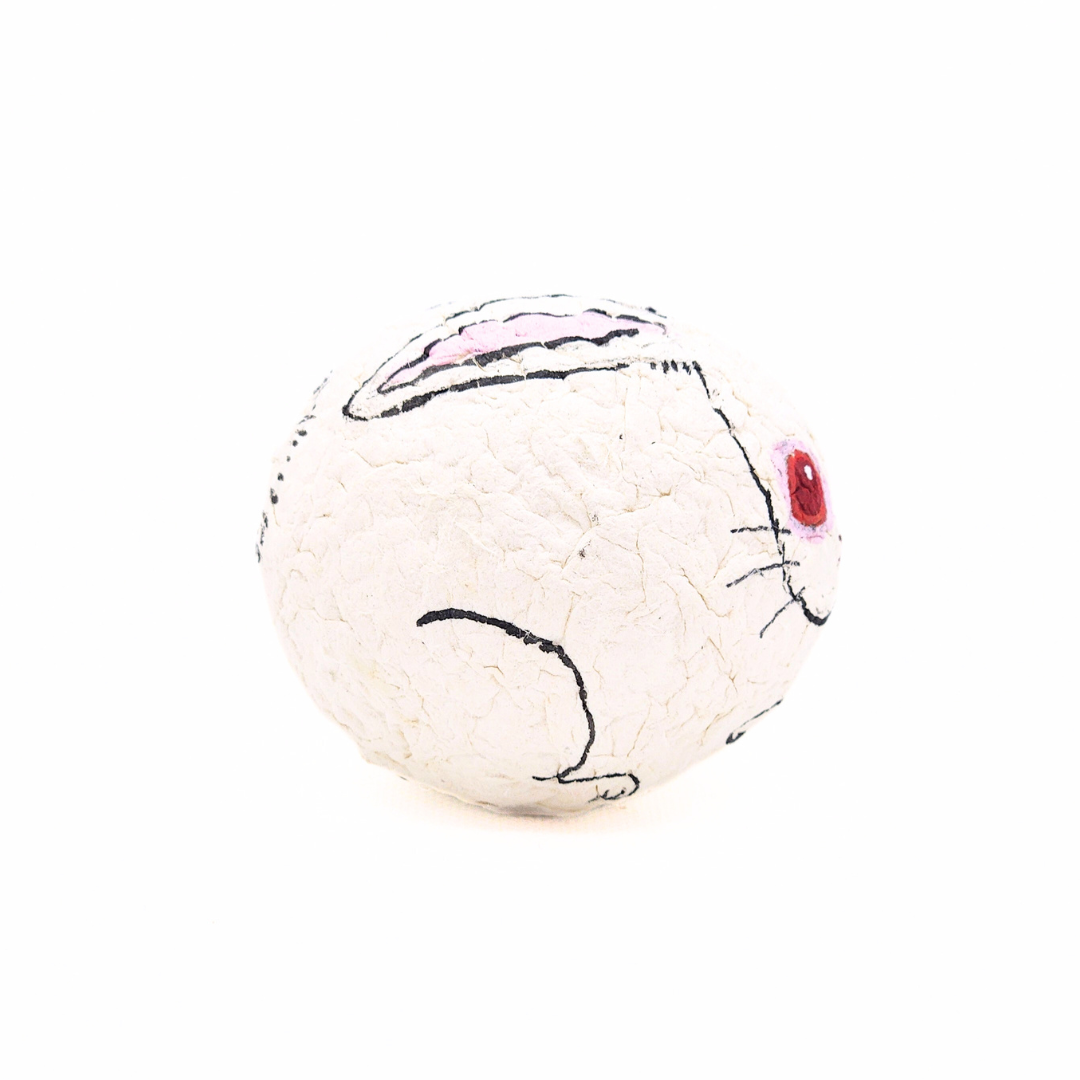 【越前和紙】手漉き和紙おきあがりこぼし うさぎ