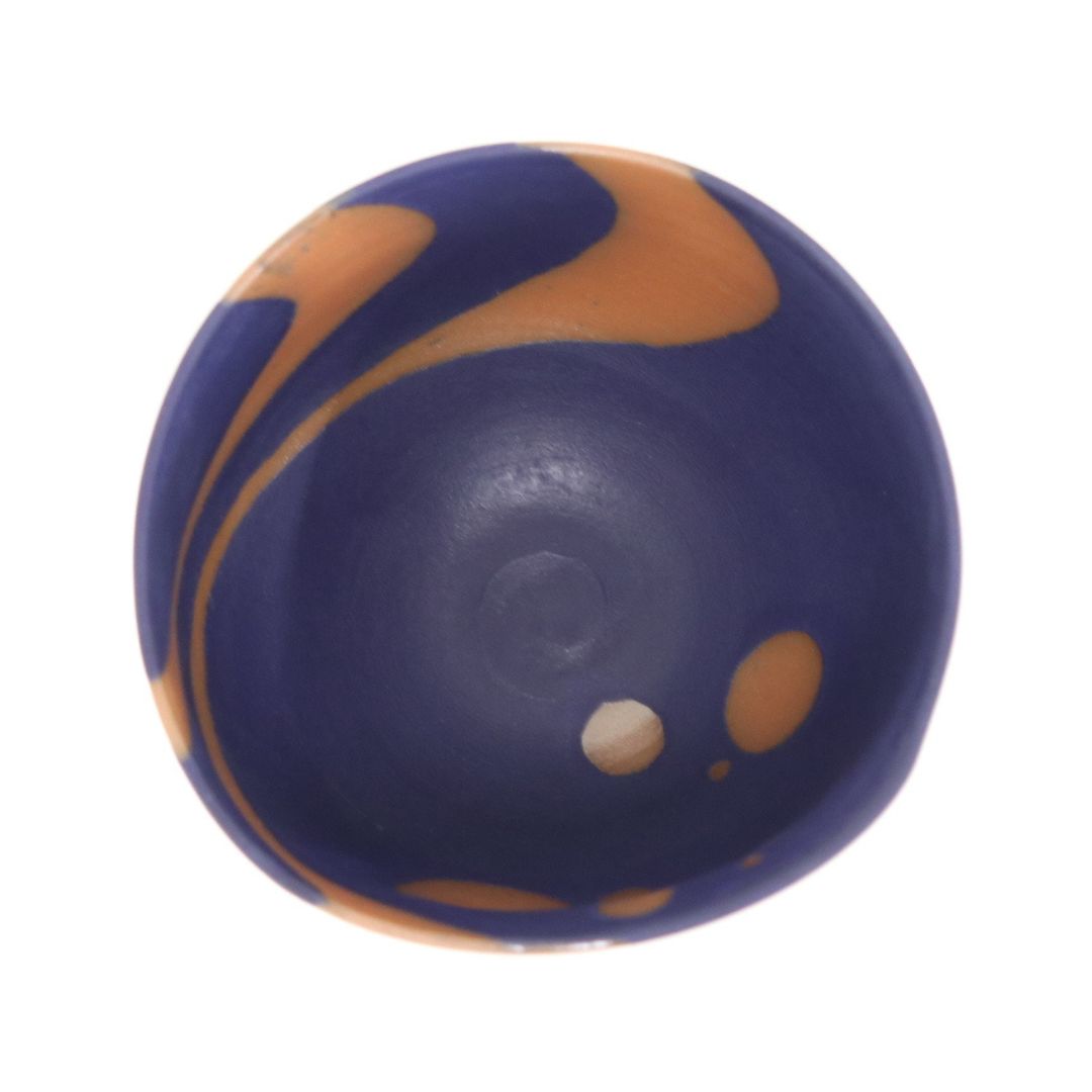 【越前焼】藍マット マイボウル D