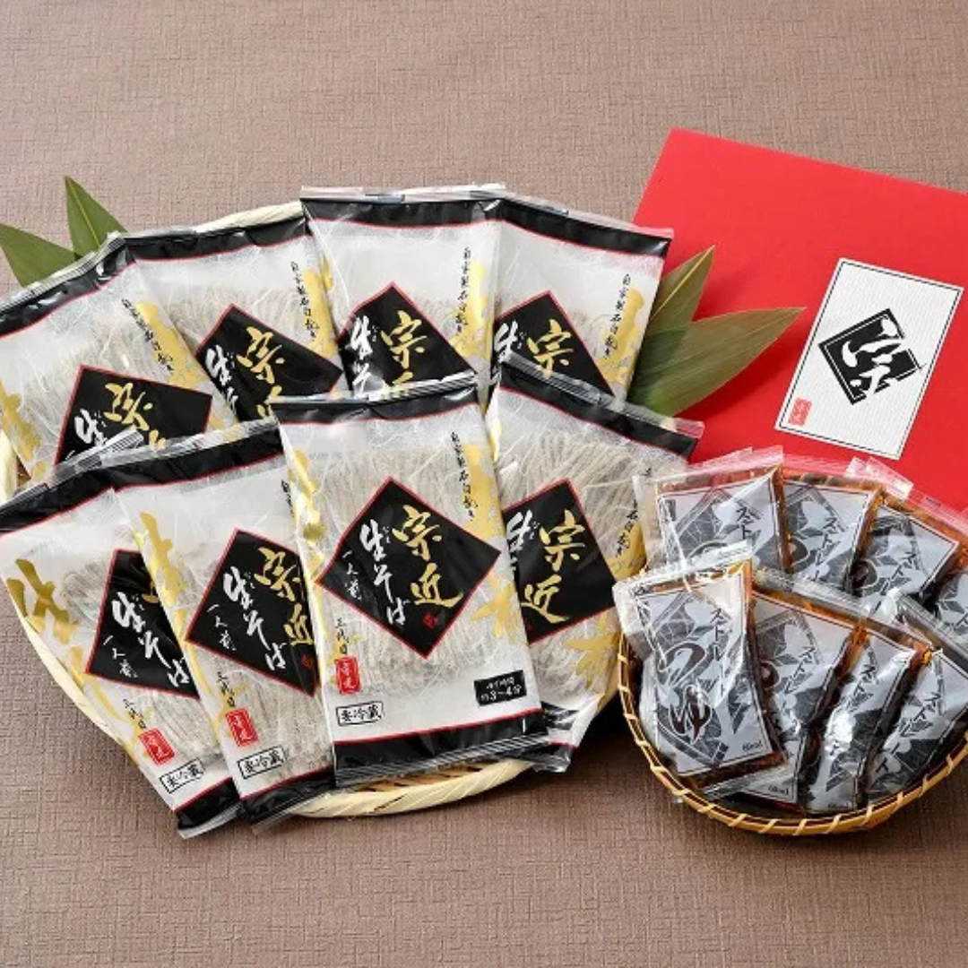 三代目宗近そばセット 8人前つゆ付