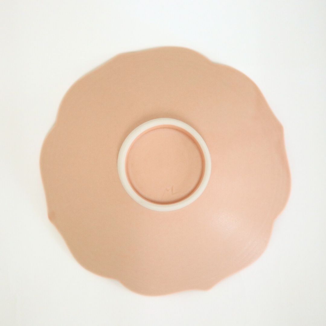 蓮花 鉢 マットピンク