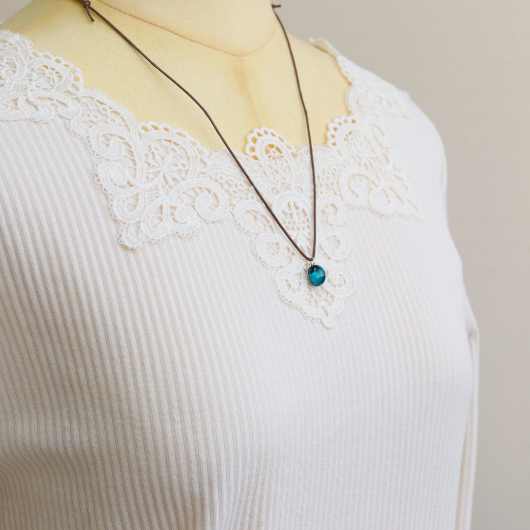 OBAMA blue チョーカー 緑