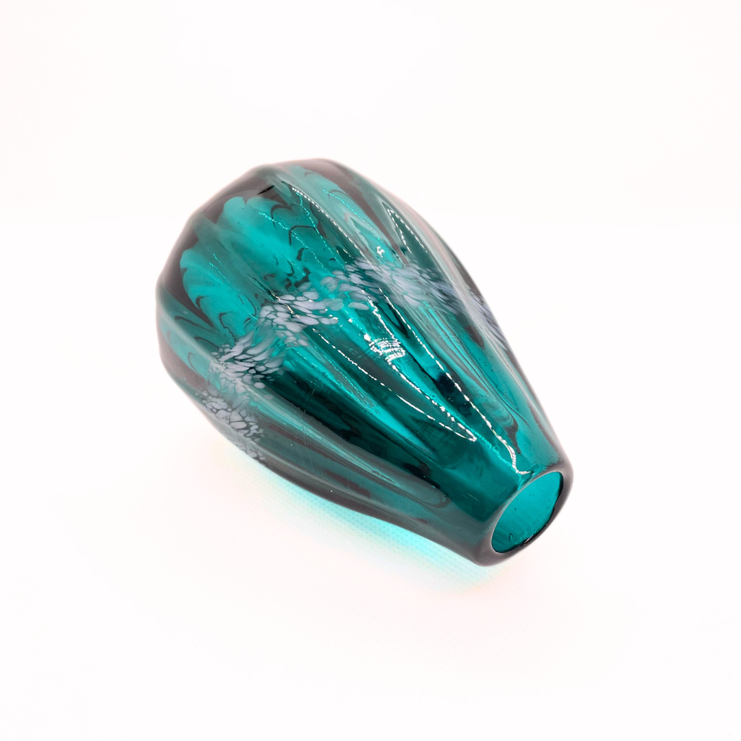 OBAMA blue 花器 -22-