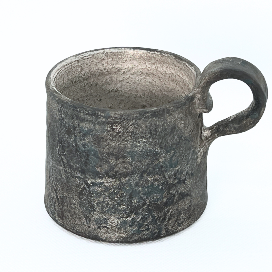 緑青銀彩マグカップ