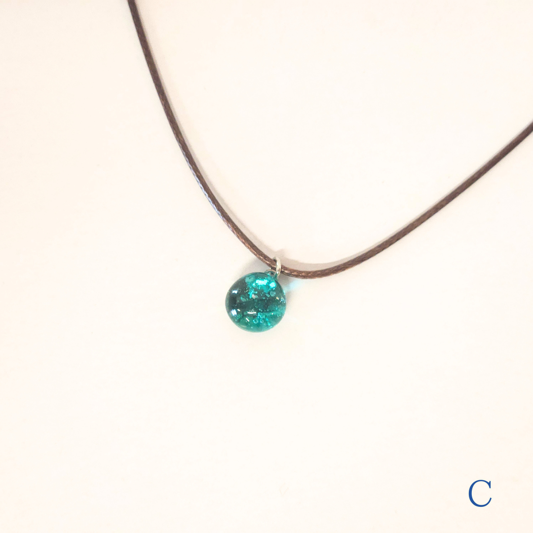 OBAMA blue チョーカー 緑