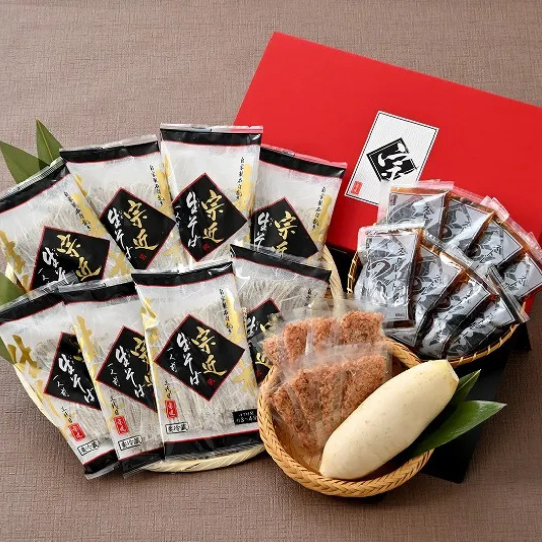 本場越前おろしそばセット 辛味大根付き(8人前)