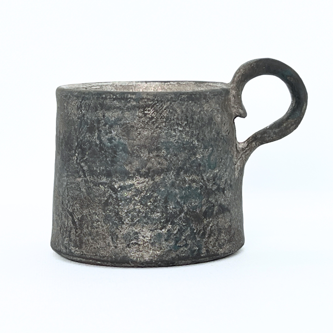 緑青銀彩マグカップ