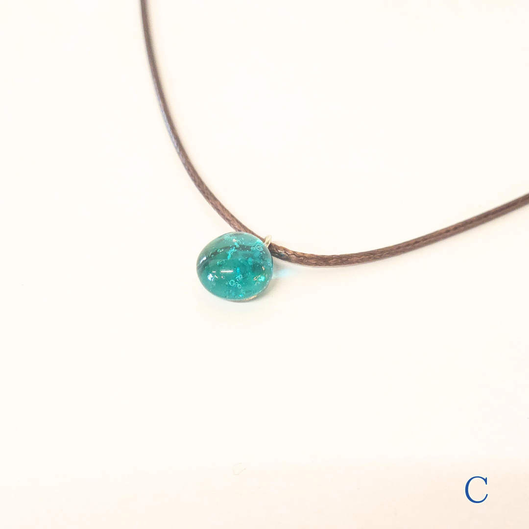 OBAMA blue チョーカー 緑