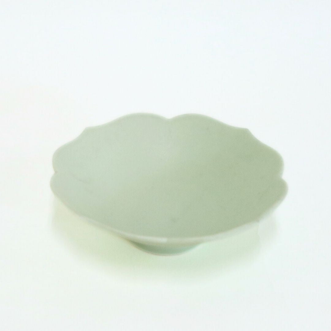 蓮花 鉢 マットグリーン