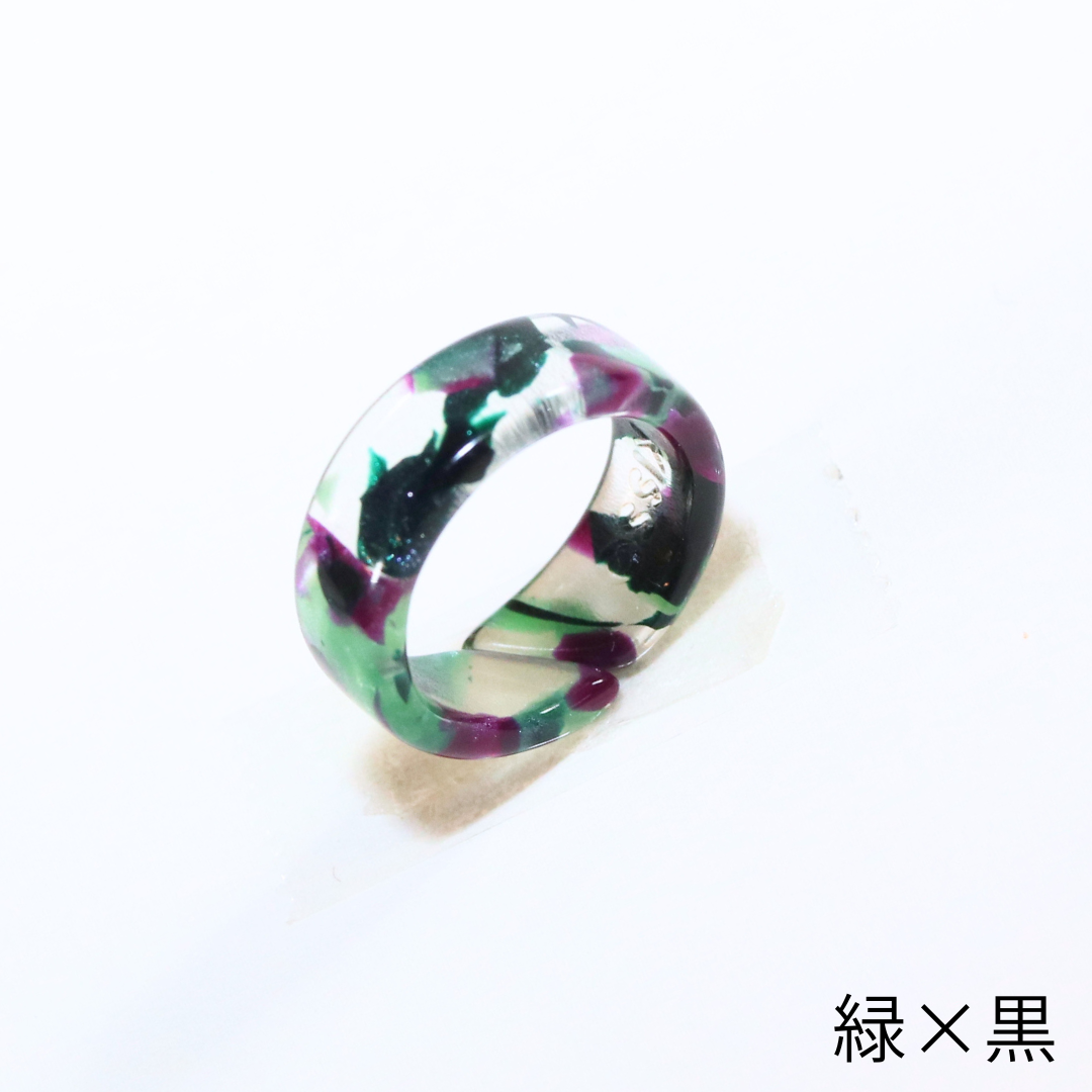 フォルトーナリング 5号 緑×黒
