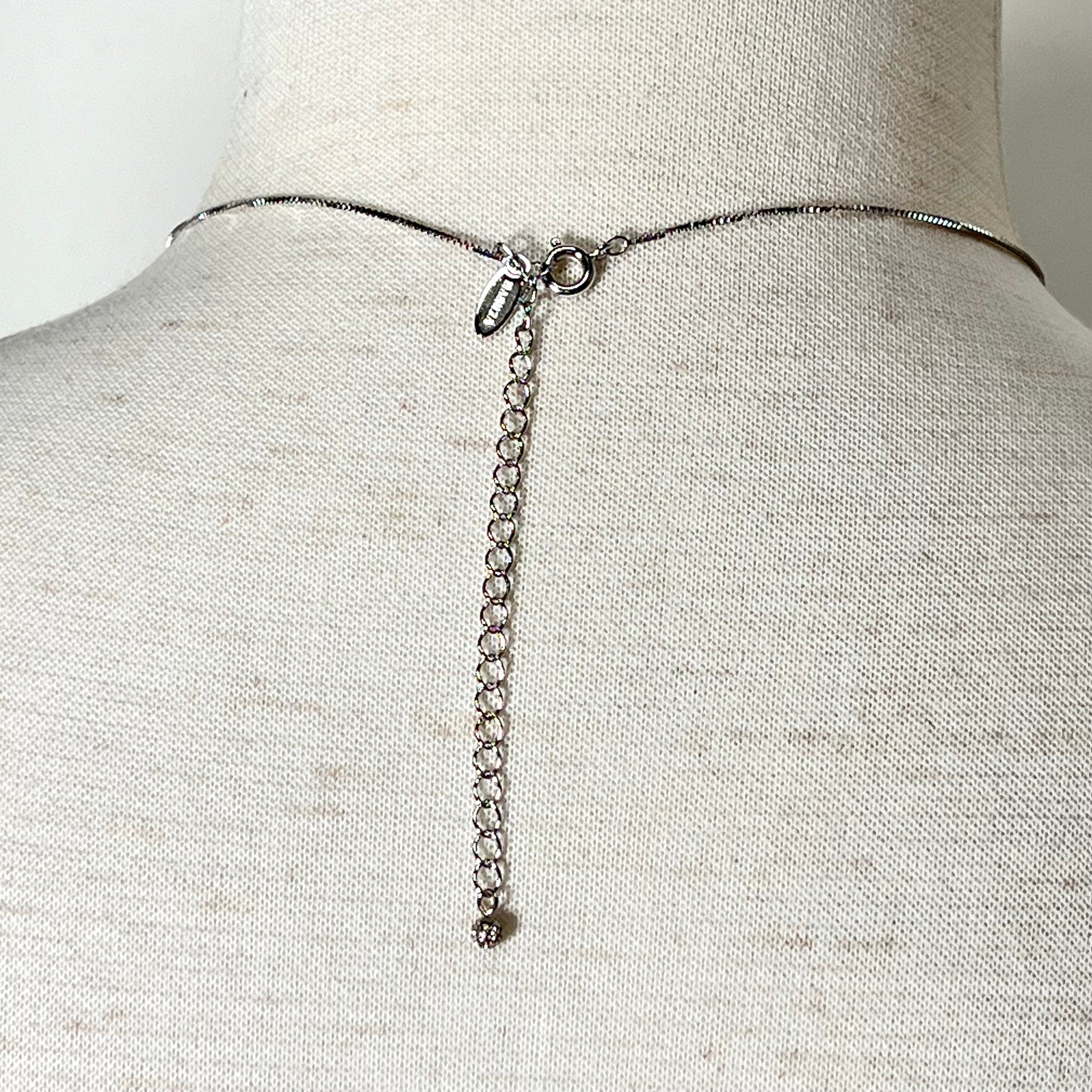 箔珠 10粒ネックレス 久遠色